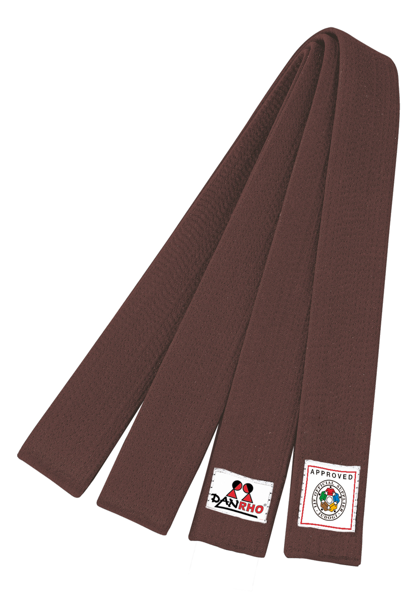 DANRHO Ceinture Judo marron - IJF reconnu