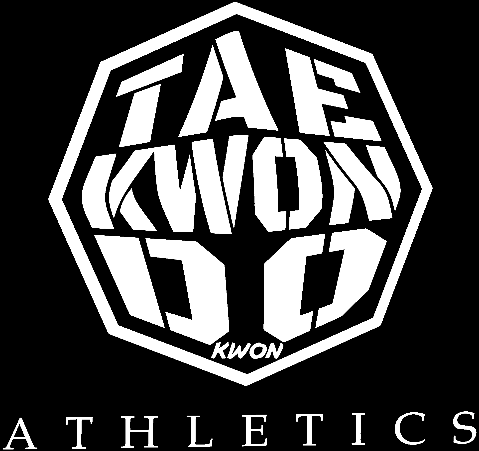T-shirt imprimé sur la poitrine Taekwondo Octagon