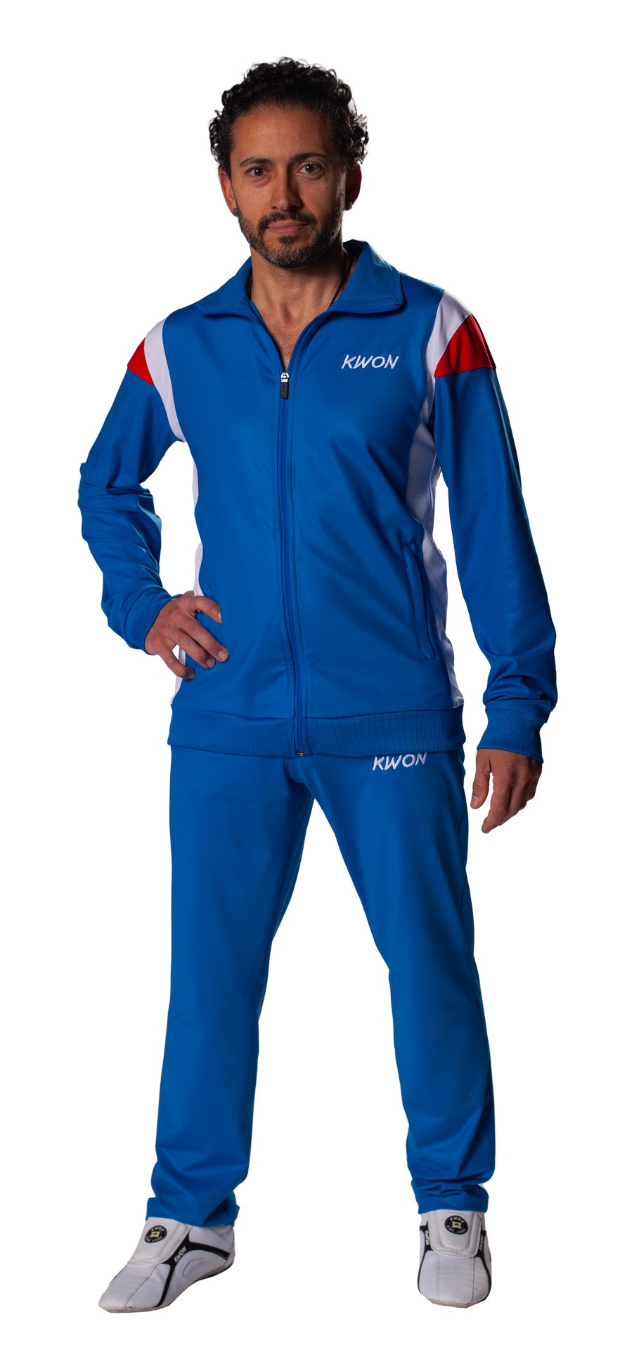 Survêtement 1980 bleu/blanc/rouge