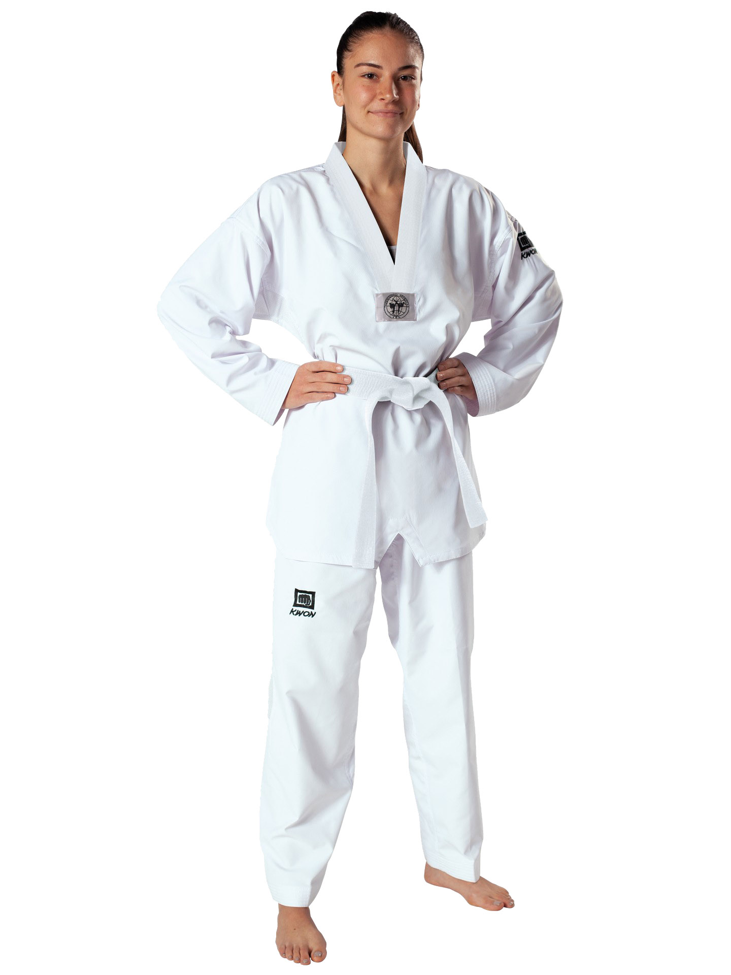 Dobok Taekwondo Premiere Plus revers blanc