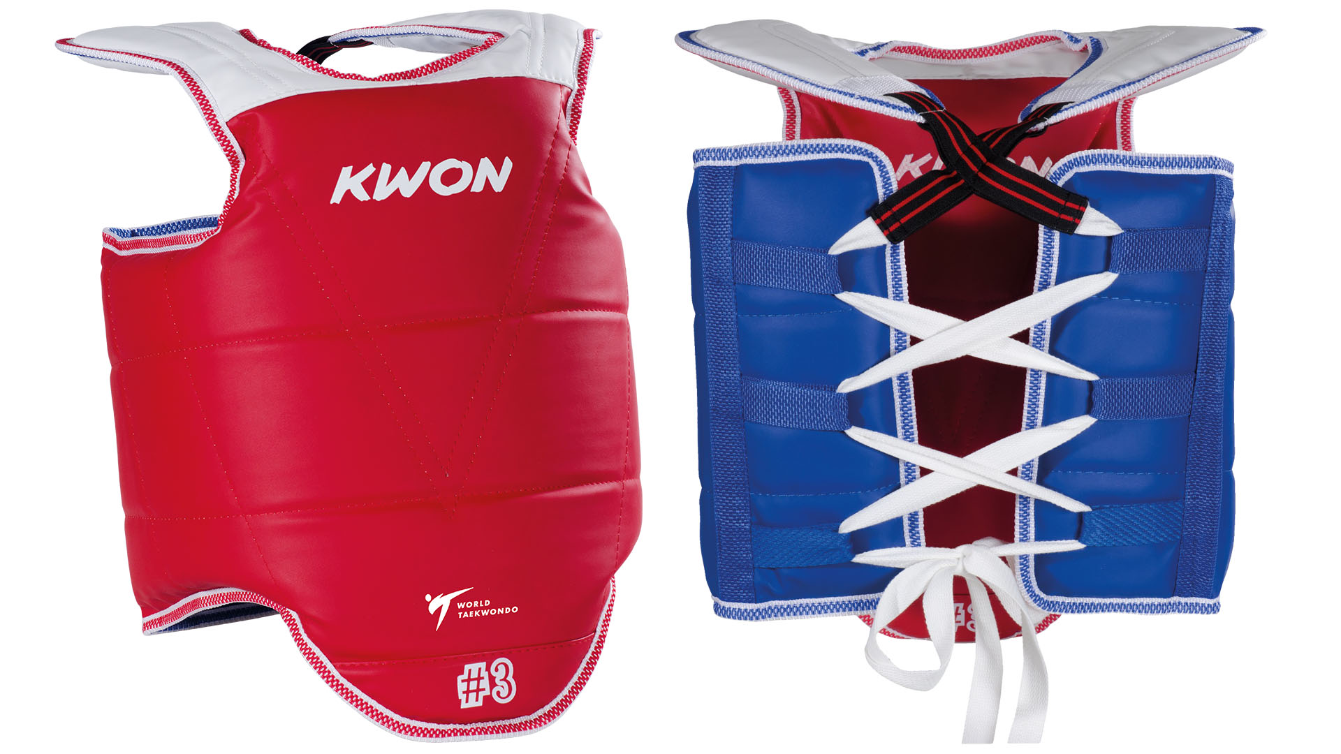 Veste-Plastron d’entraînement Taekwondo style coréen - WT reconnu