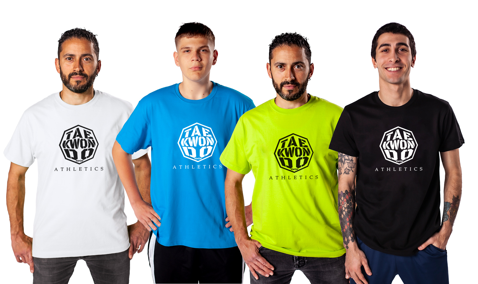 T-shirt imprimé sur la poitrine Taekwondo Octagon
