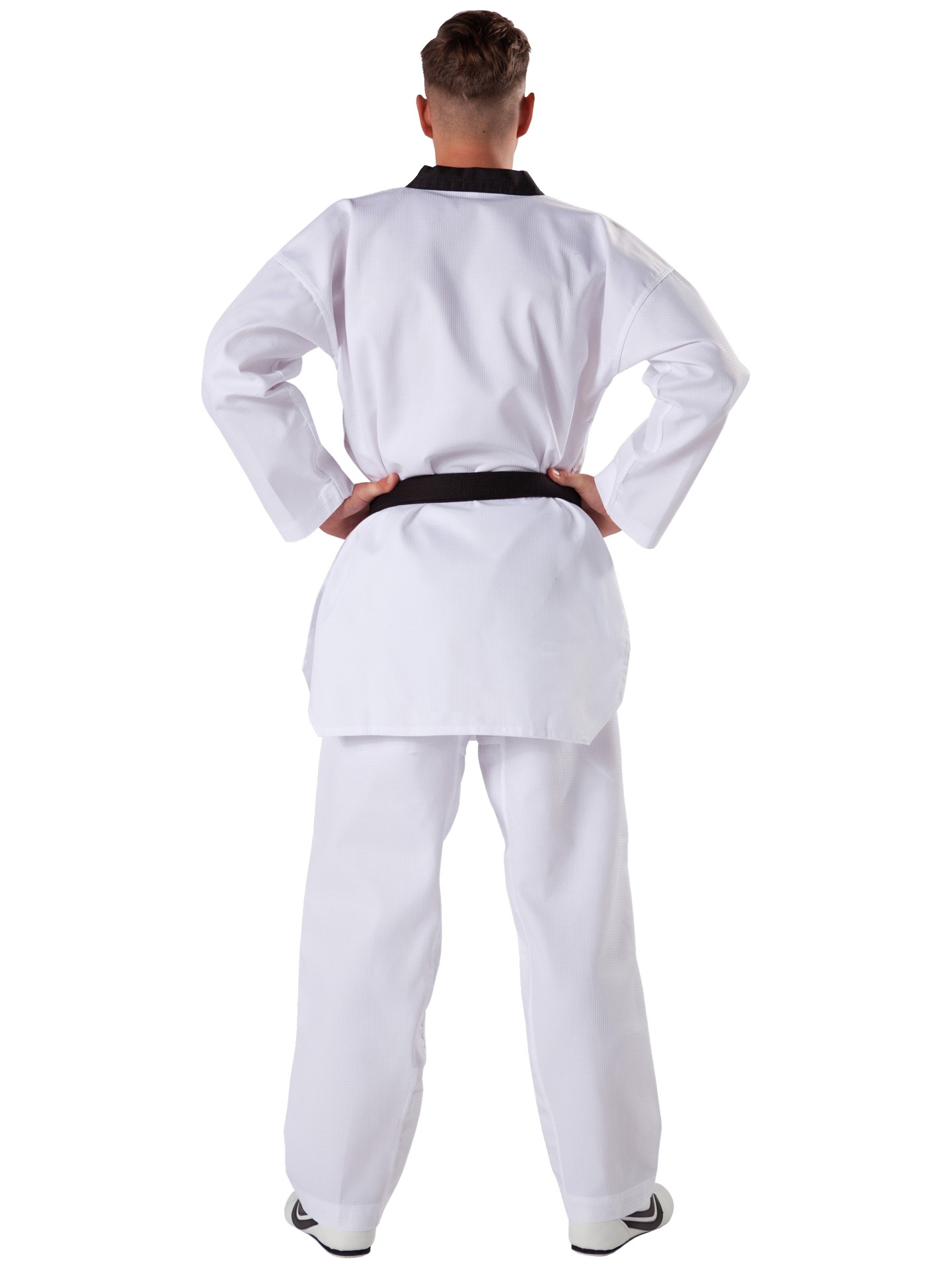 Dobok Taekwondo Starfighter revers noir - WT recconu