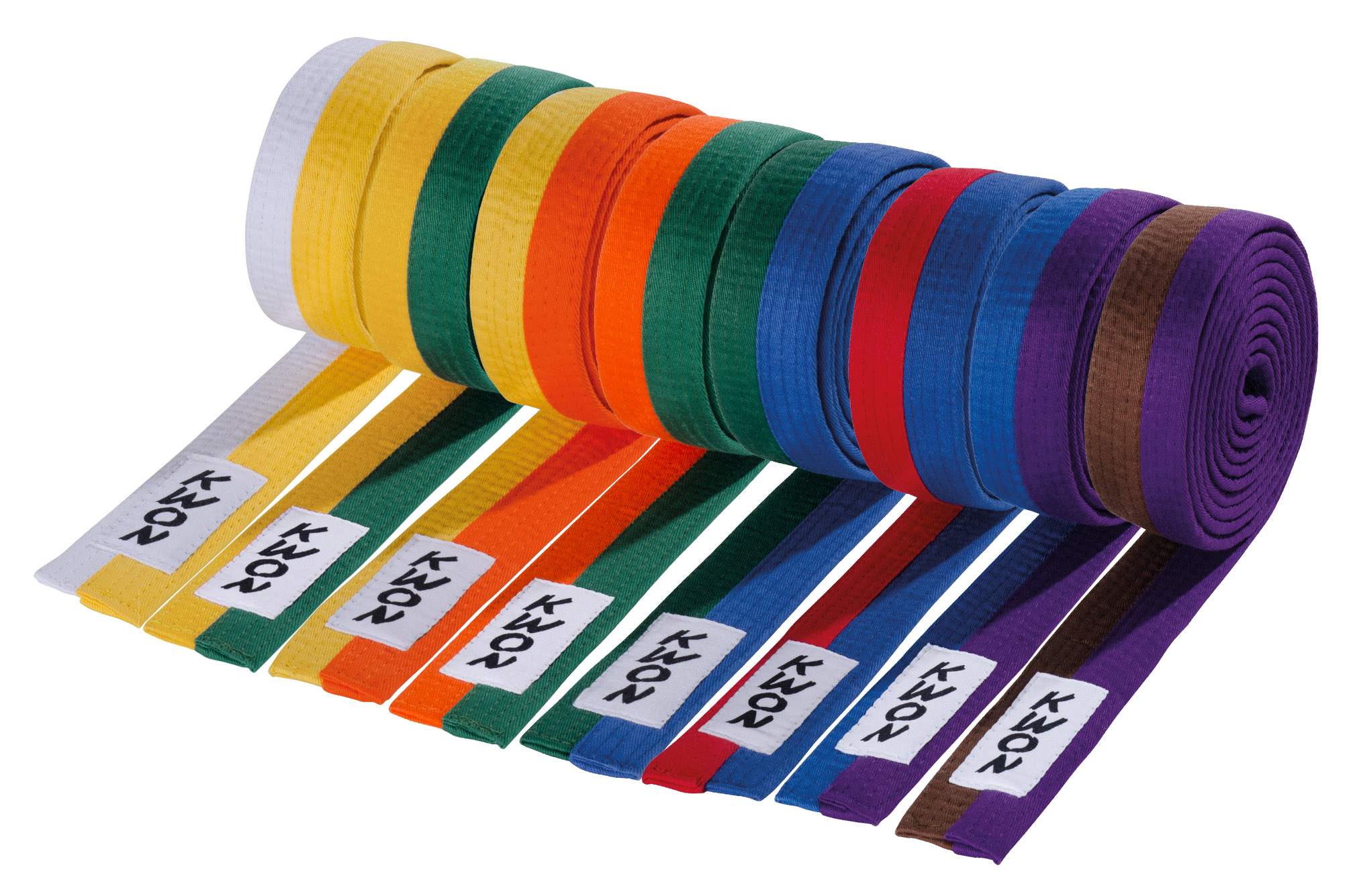 Ceinture Budo bicolore