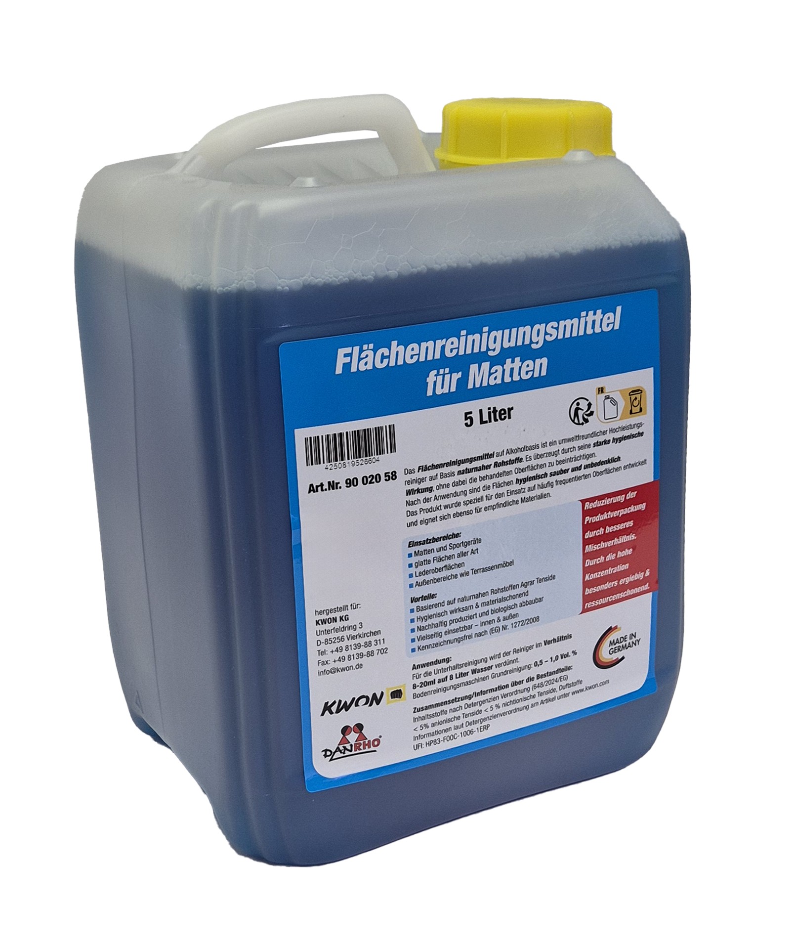 Produit de nettoyage pour surfaces pour tapis 5 litres