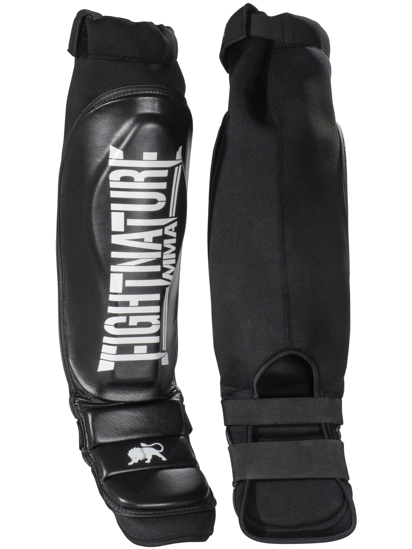 FIGHTNATURE Protège tibias/cou-de-pied cuir MMA