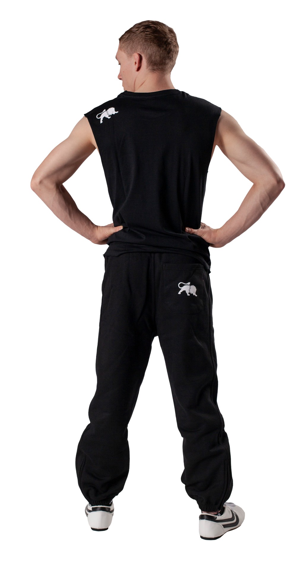 FIGHTNATURE Pantalon noir