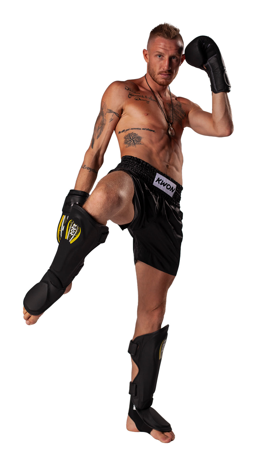 Protège-tibias et cou-de-pied Kick Thai