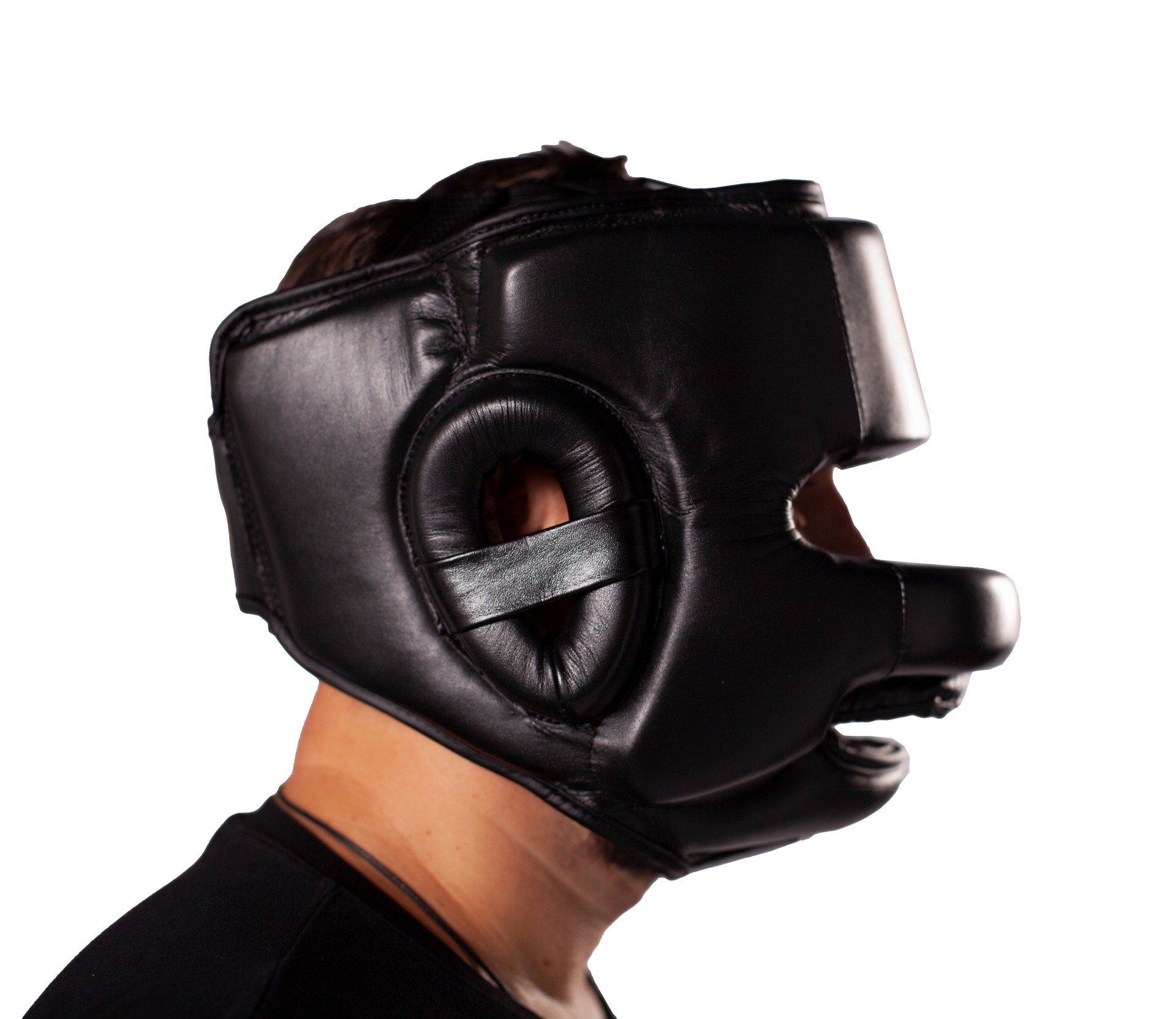 Casque de boxe avec barrette nasale