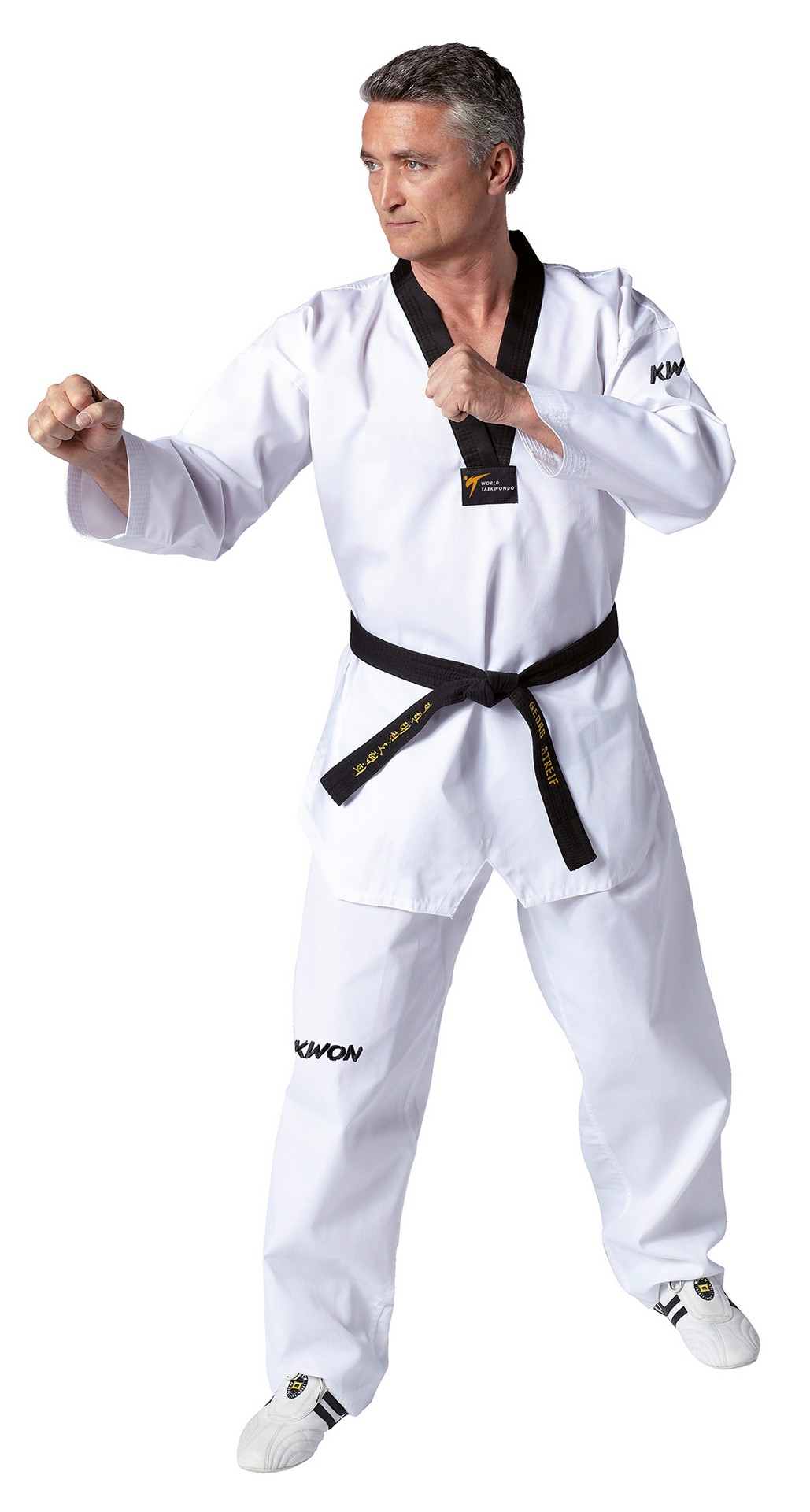 Taekwondo Dobok Victory revers noir - WT reconnu