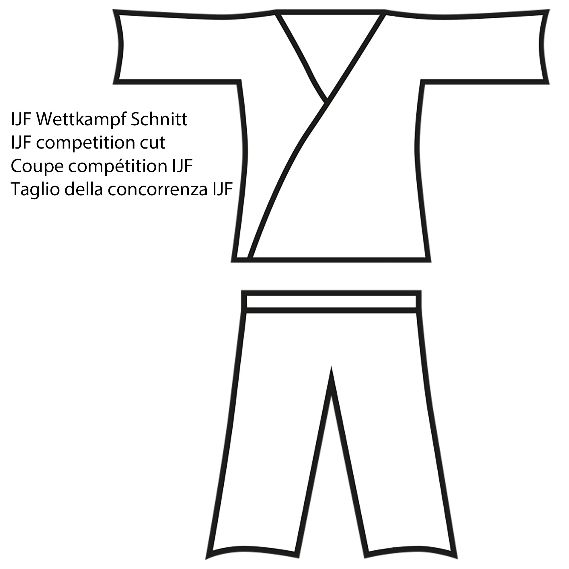 DANRHO Judo-Gi Ultimate 750 bleu - IJF reconnu
