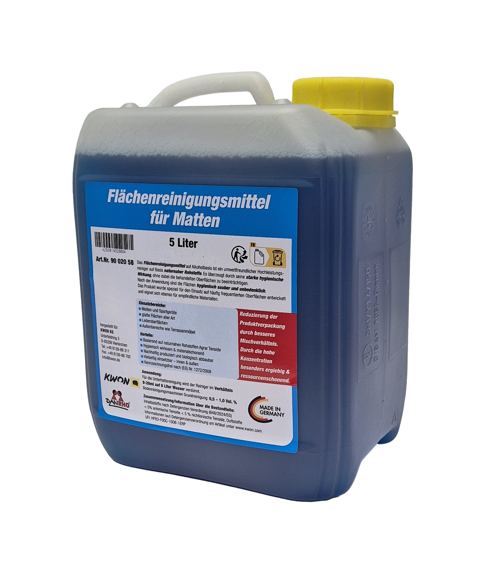 Produit de nettoyage pour surfaces pour tapis 5 litres
