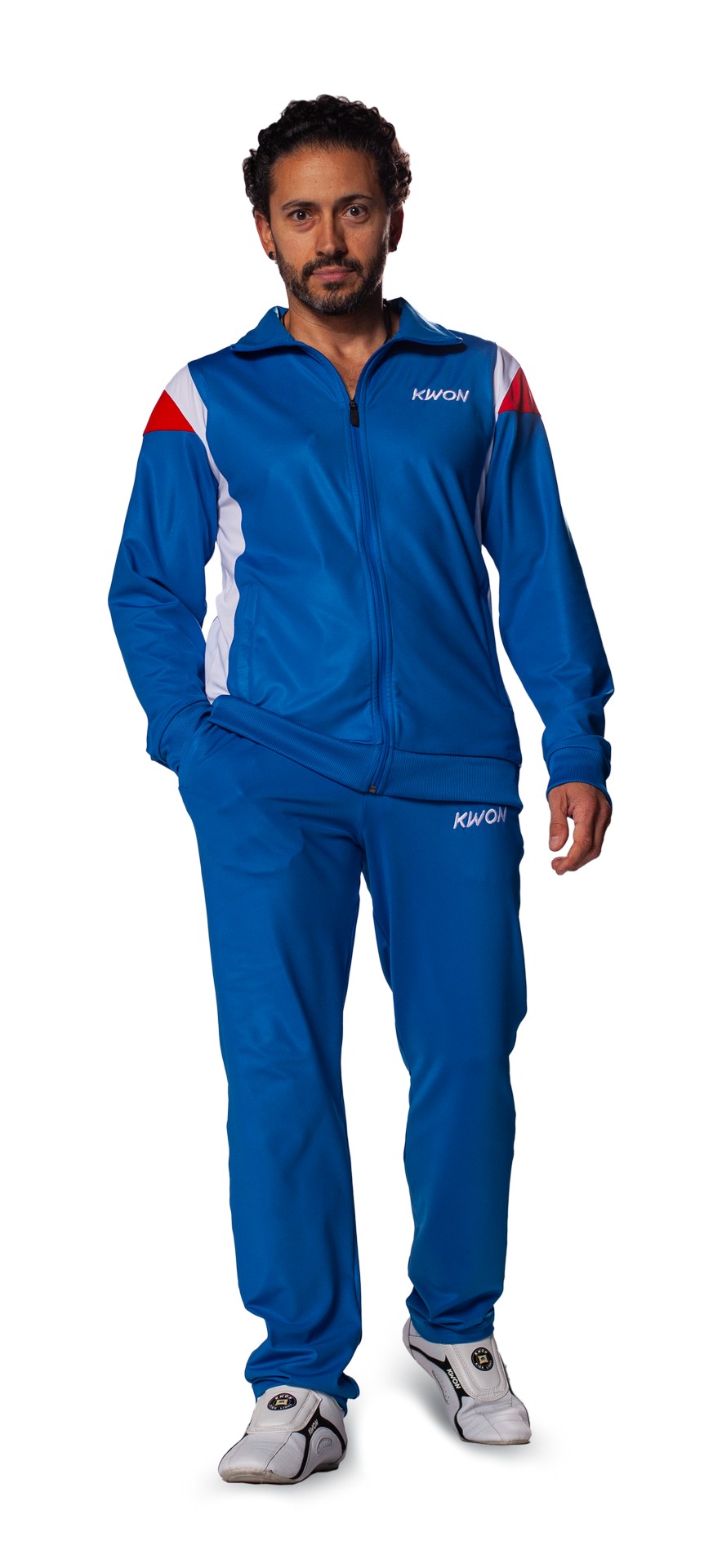 Survêtement 1980 bleu/blanc/rouge