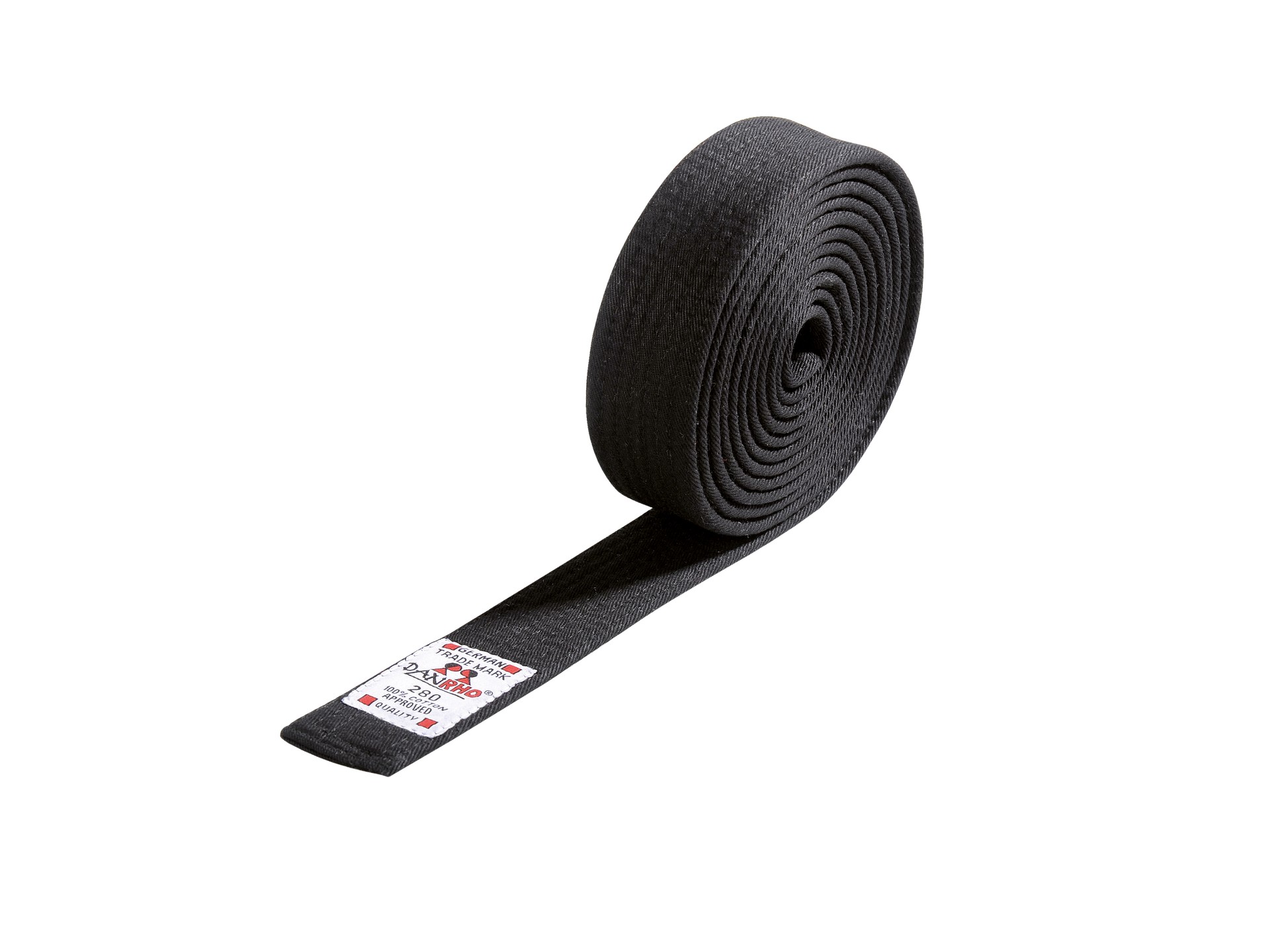DANRHO Ceinture budo noir 4 ou 5 cm