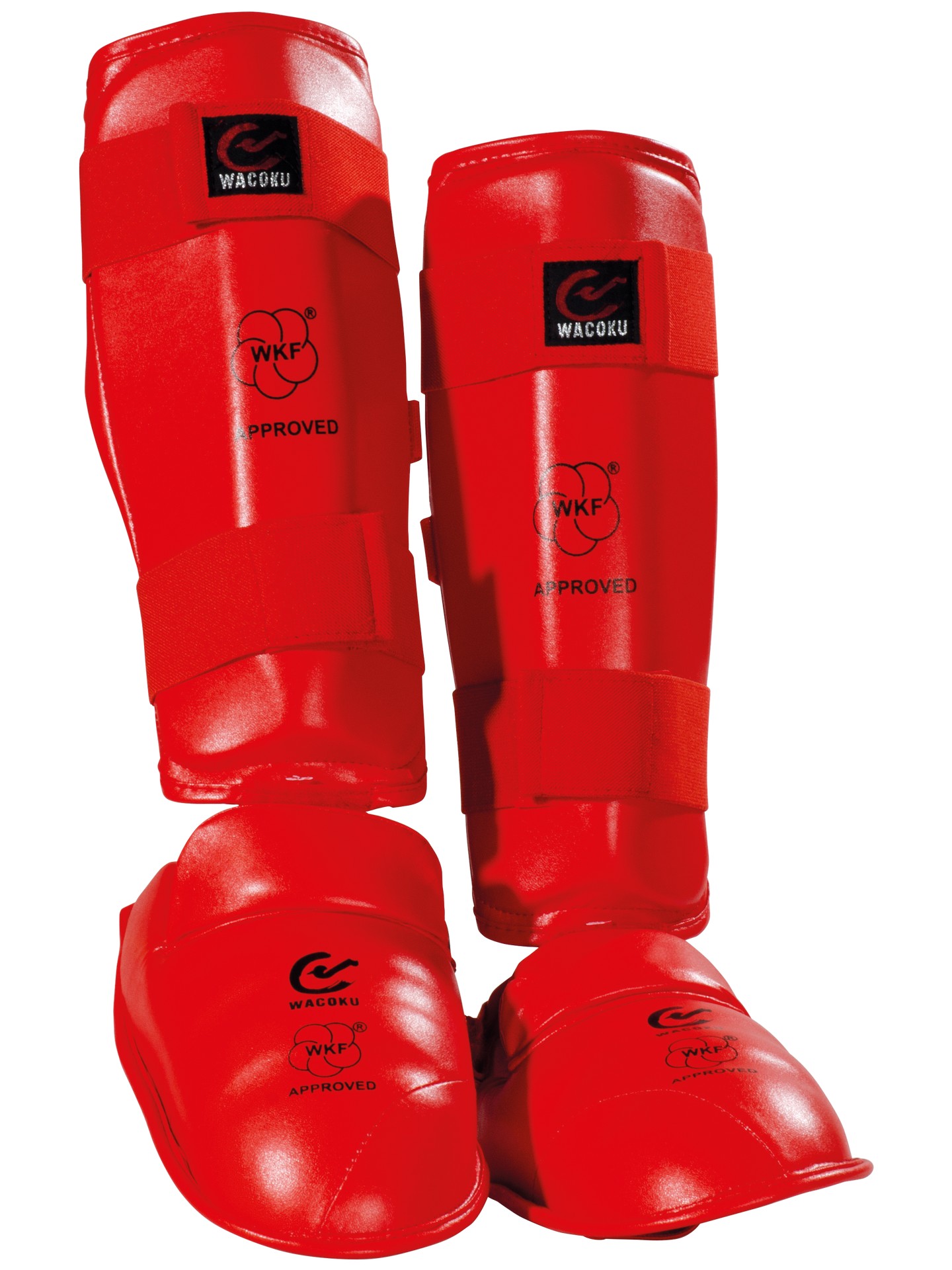 WACOKU Protège-tibias et Cous-de-pied - WKF reconnu
